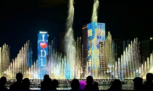 Donggang Music Fountain show